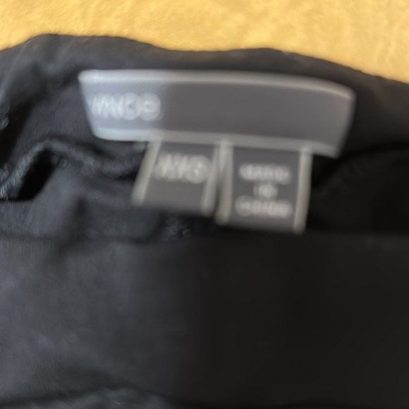 VINCE Mixed Media Lamb Leather leggings - Picture 2 of 2